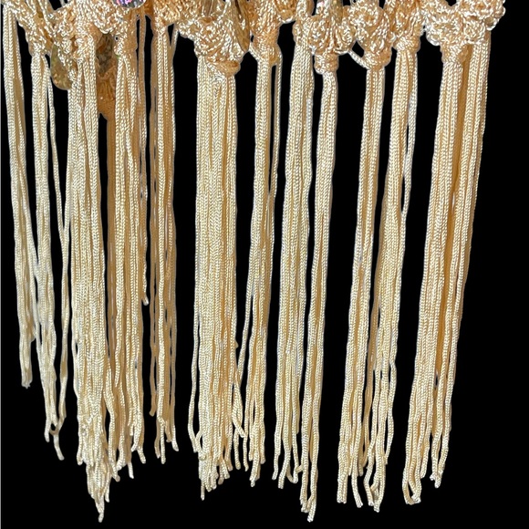 Black & Gold Full Sequin Evening Shawl Scarf - Picture 14 of 14